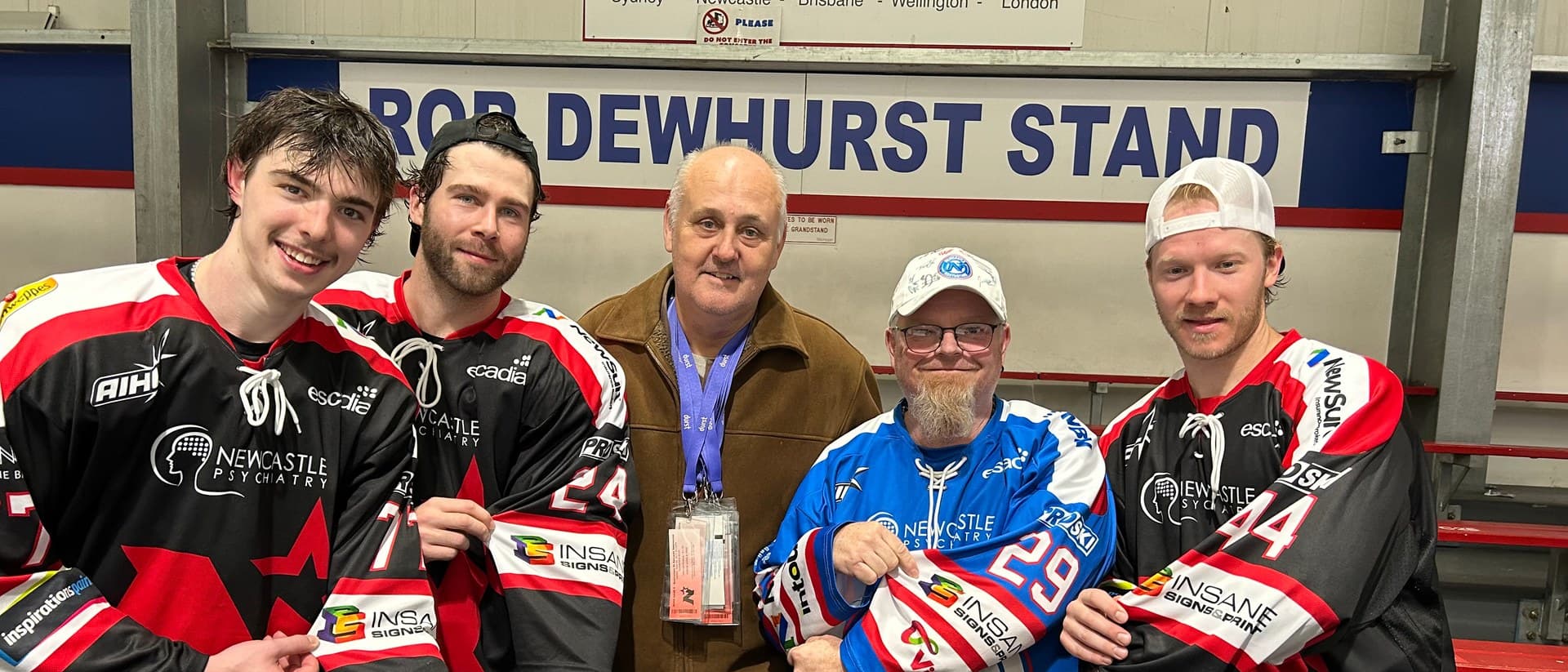 Insane Signs & Print with the Newcastle North Stars ice hockey team
